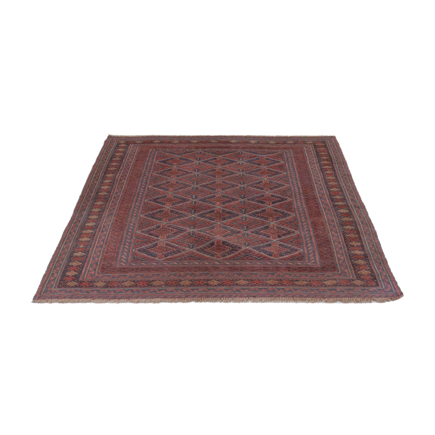 Kelim Teppich - Oriental - 175 x 134 cm - dunkelrot