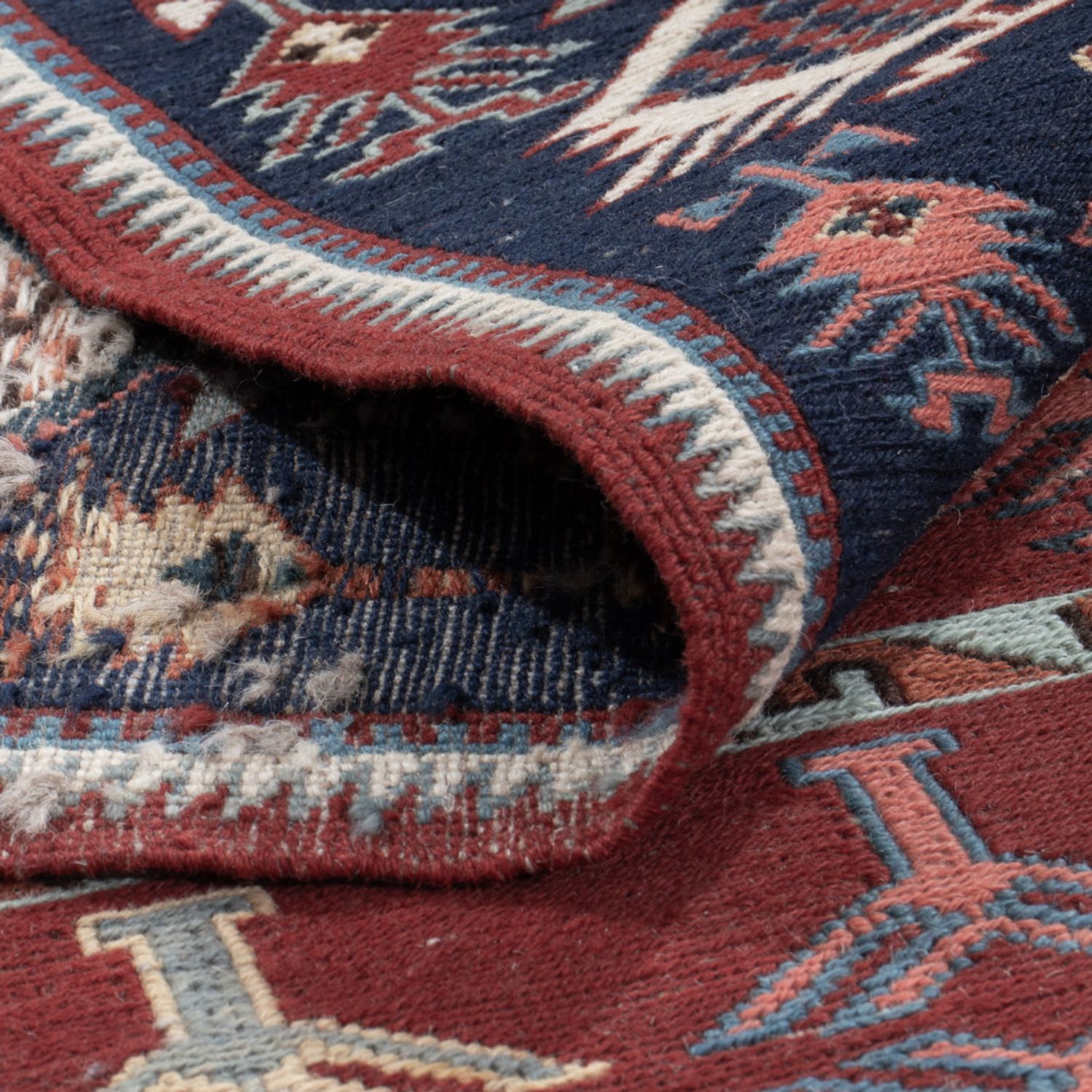 Kelim Teppich - Oriental - Soumak - 242 x 188 cm - rost