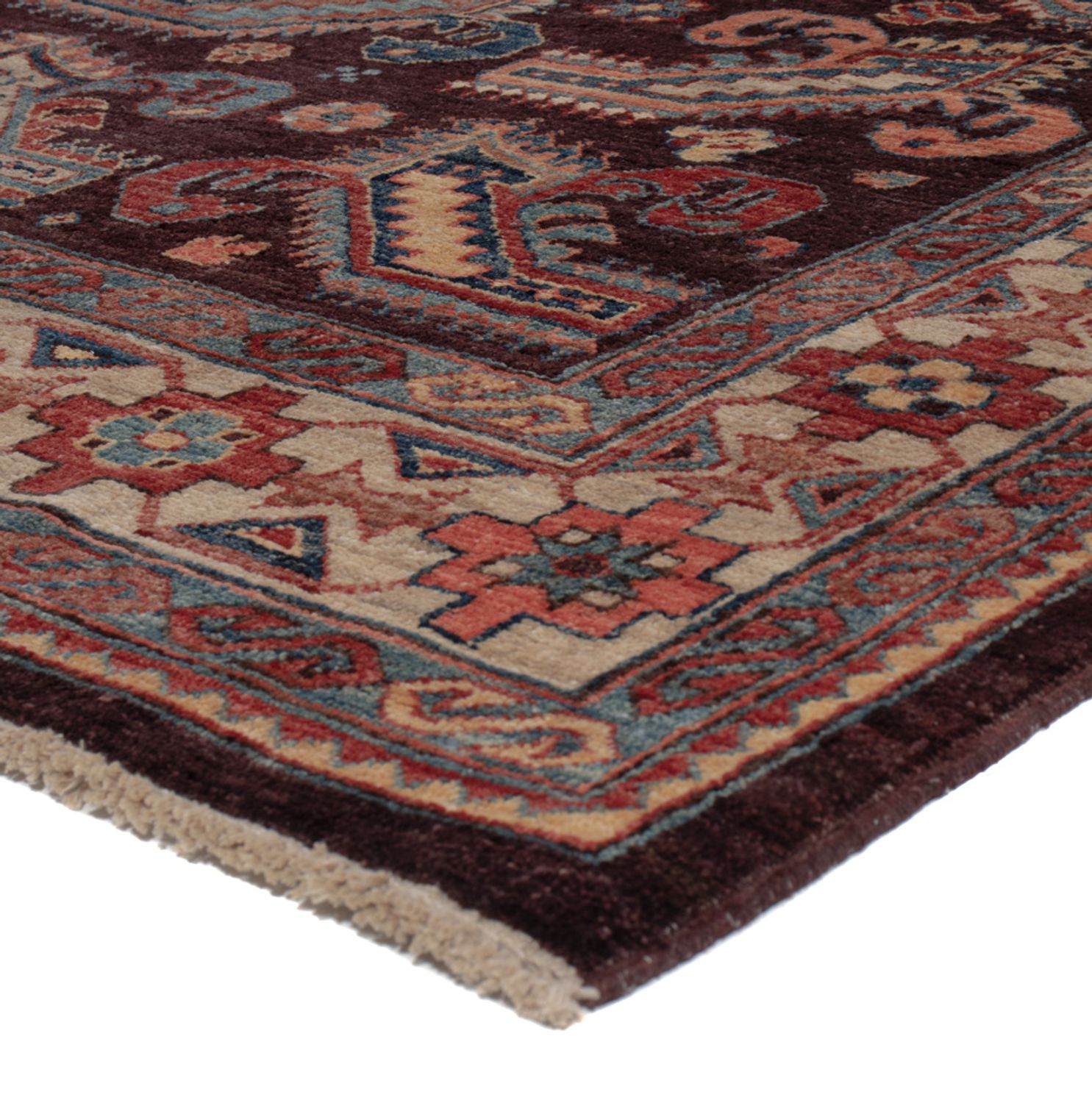 Ziegler Teppich - Kazak - 258 x 188 cm - dunkelblau