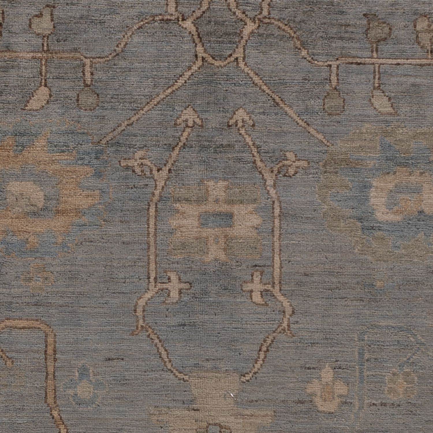 Ziegler Teppich - Usak - 239 x 172 cm - grau