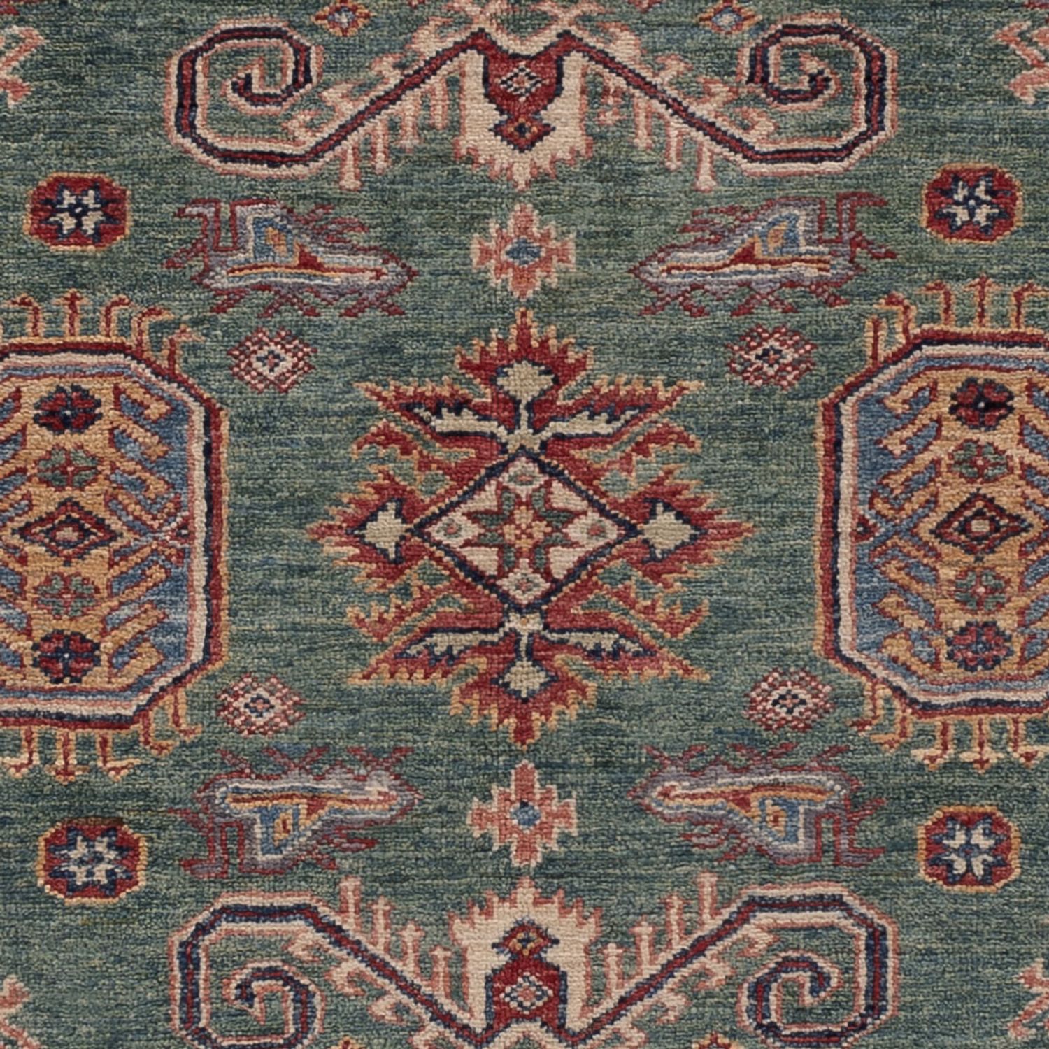 Ziegler Teppich - Kazak - 243 x 174 cm - grün