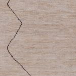 Berber Teppich - 211 x 165 cm - hellgrau