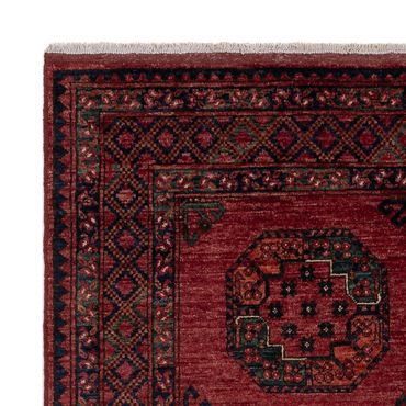 Afghan Teppich - 202 x 155 cm - rot