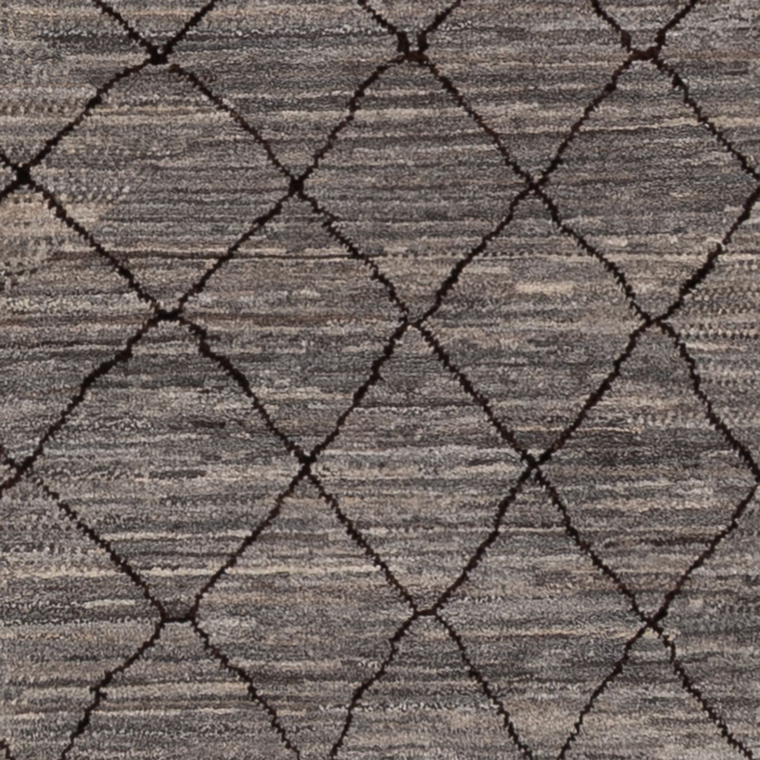 Berber Teppich - 212 x 150 cm - dunkelgrau