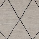 Alfombra bereber - 204 x 150 cm - gris claro