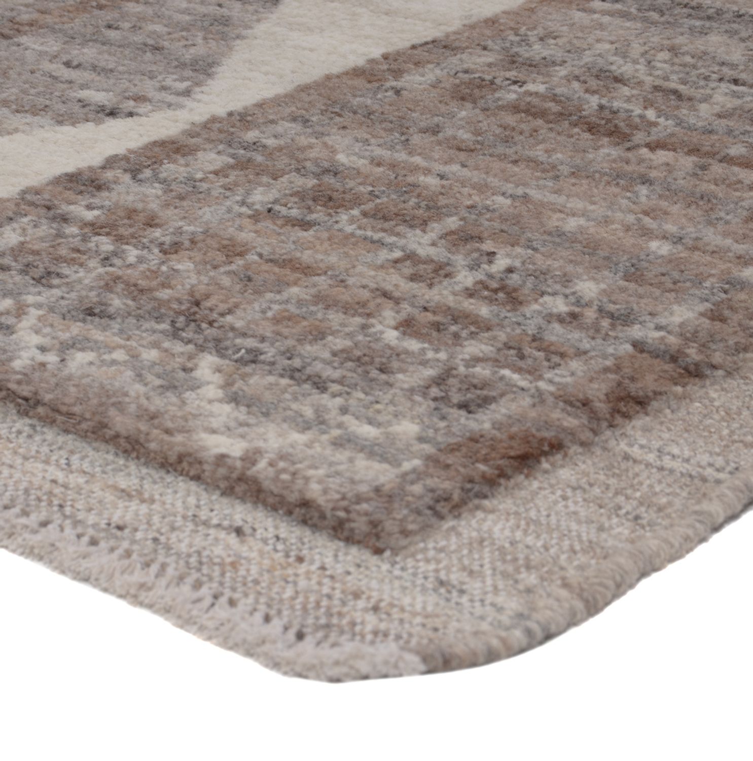 Berber Teppich - 190 x 144 cm - dunkelbraun