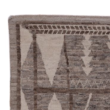 Berber Teppich - 190 x 144 cm - dunkelbraun