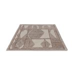 Berber Teppich - 190 x 144 cm - dunkelbraun