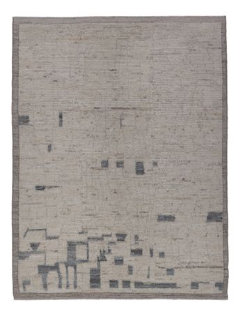 Alfombra bereber - 192 x 150 cm - gris