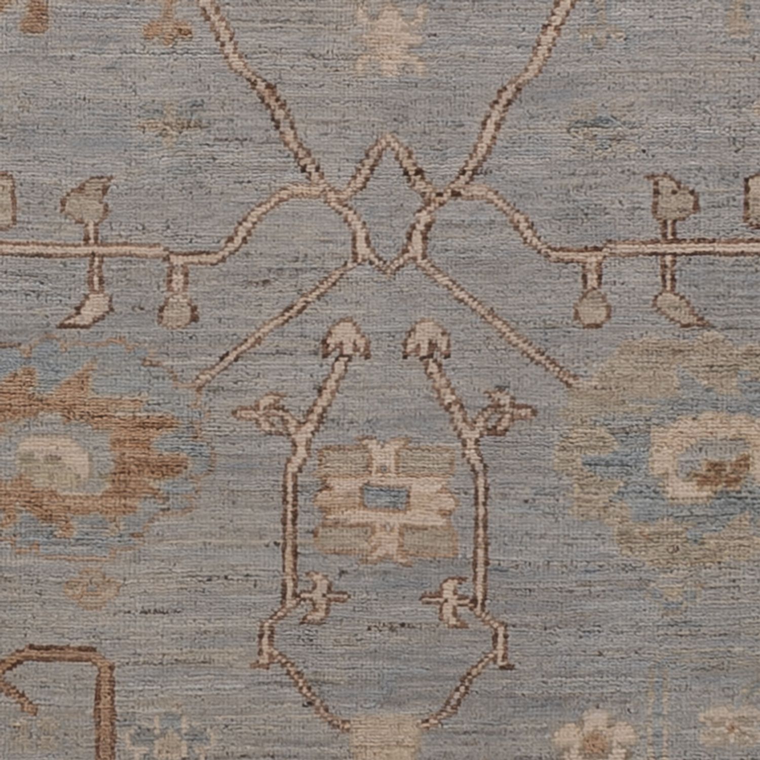 Ziegler Teppich - Usak - 193 x 153 cm - hellblau