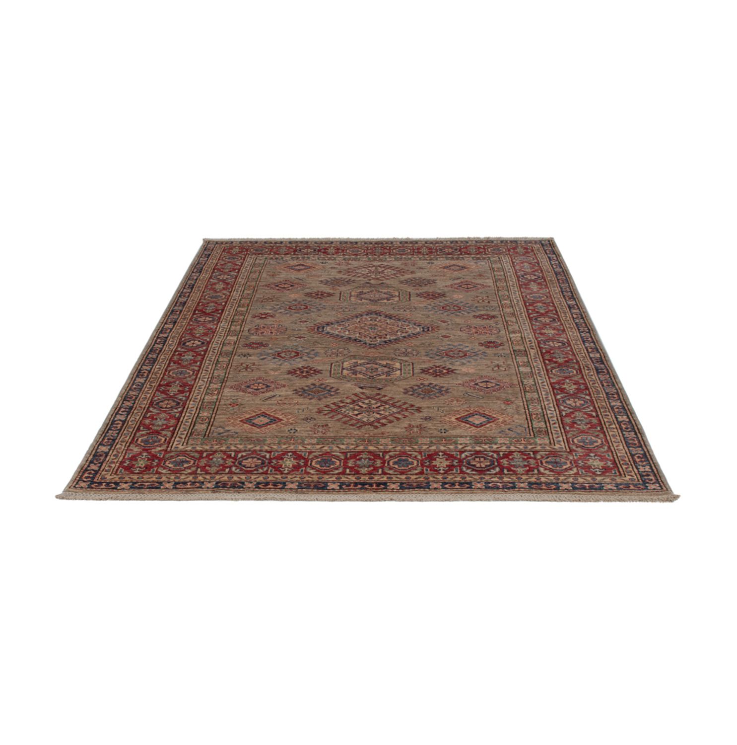 Ziegler Teppich - Kazak - 201 x 149 cm - dunkelbeige
