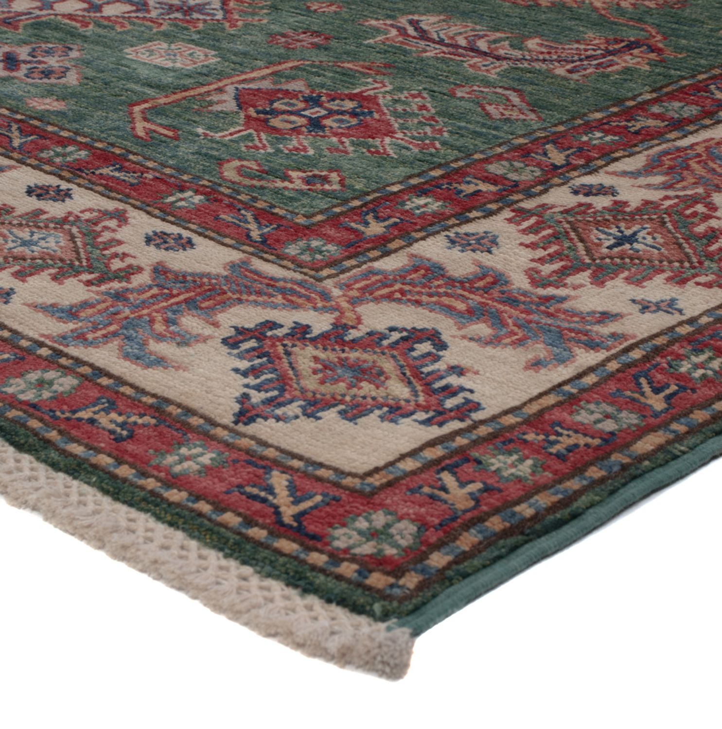 Ziegler Teppich - Kazak - 200 x 148 cm - grün