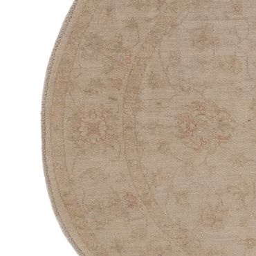 Ziegler Teppe rundt  - 148 x 148 cm - lys beige