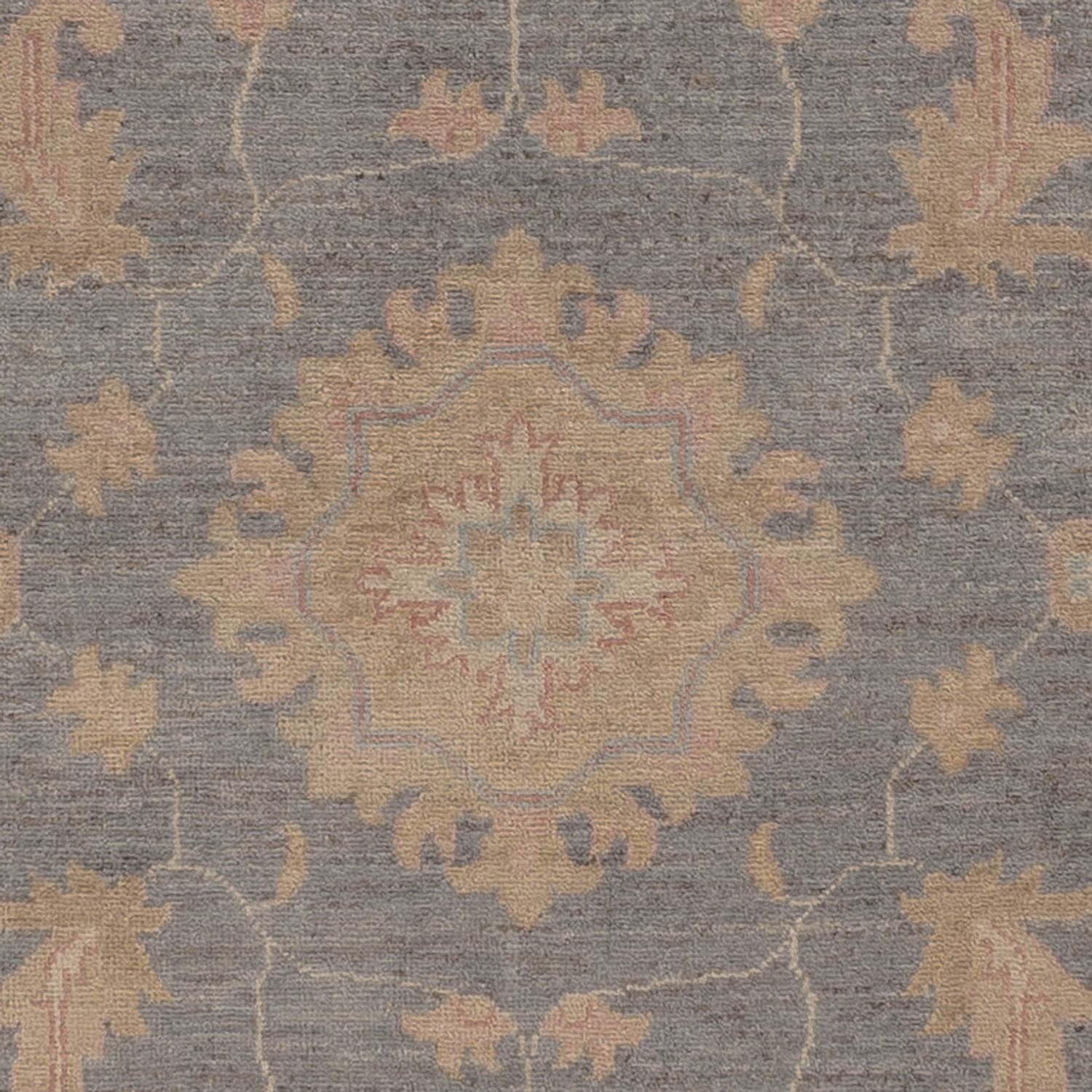 Ziegler Teppe rundt  - 198 x 198 cm - blå