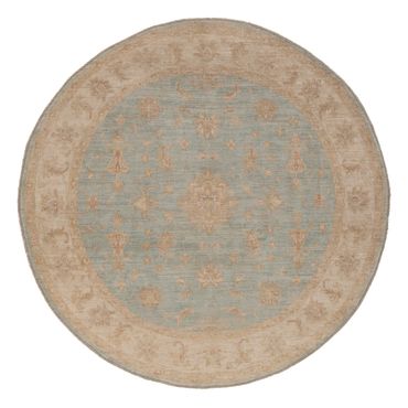 Ziegler Teppe rundt  - 202 x 200 cm - lyseblå