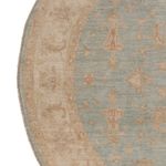 Ziegler Teppe rundt  - 202 x 200 cm - lyseblå