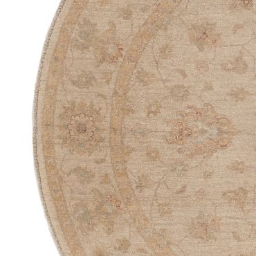 Ziegler Teppe rundt  - 150 x 150 cm - lys beige