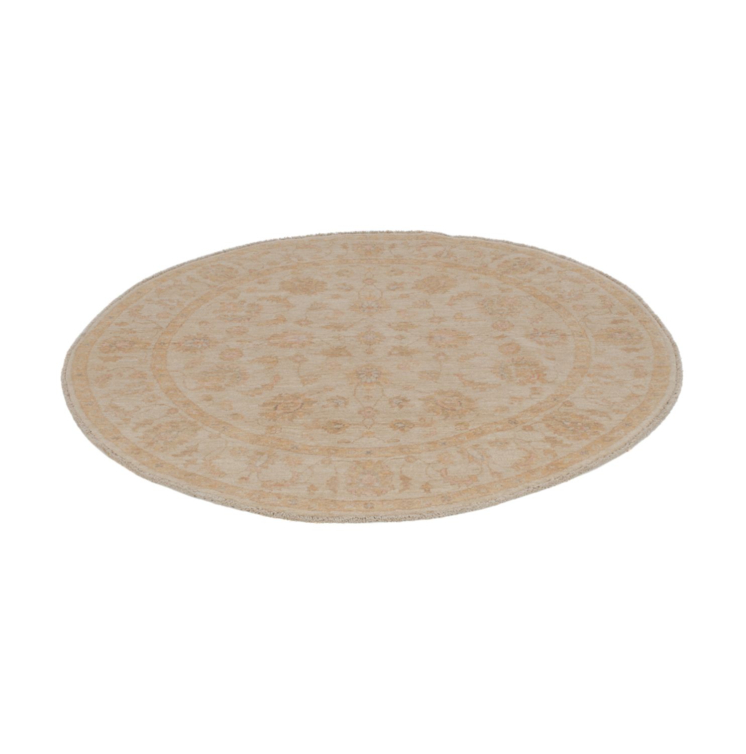 Ziegler Teppe rundt  - 149 x 149 cm - lys beige