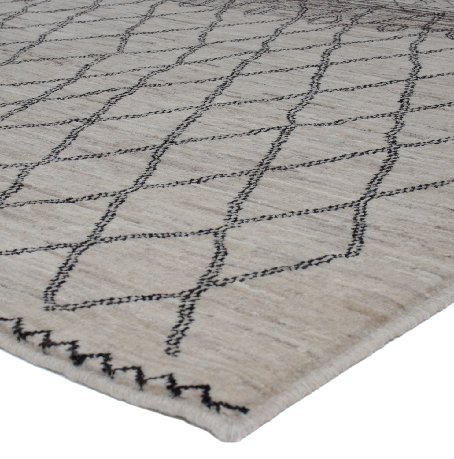 Berber Teppich - 296 x 201 cm - grau