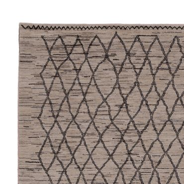 Berber Teppich - 296 x 201 cm - grau