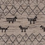 Berber Teppich - 296 x 201 cm - grau