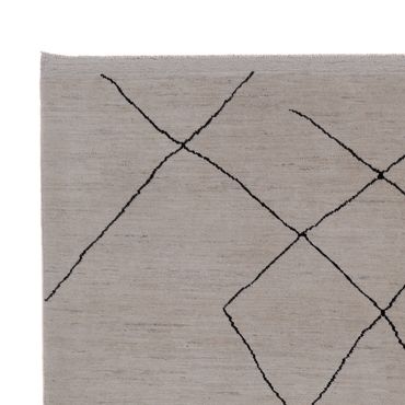 Berber Teppich - 297 x 205 cm - hellgrau