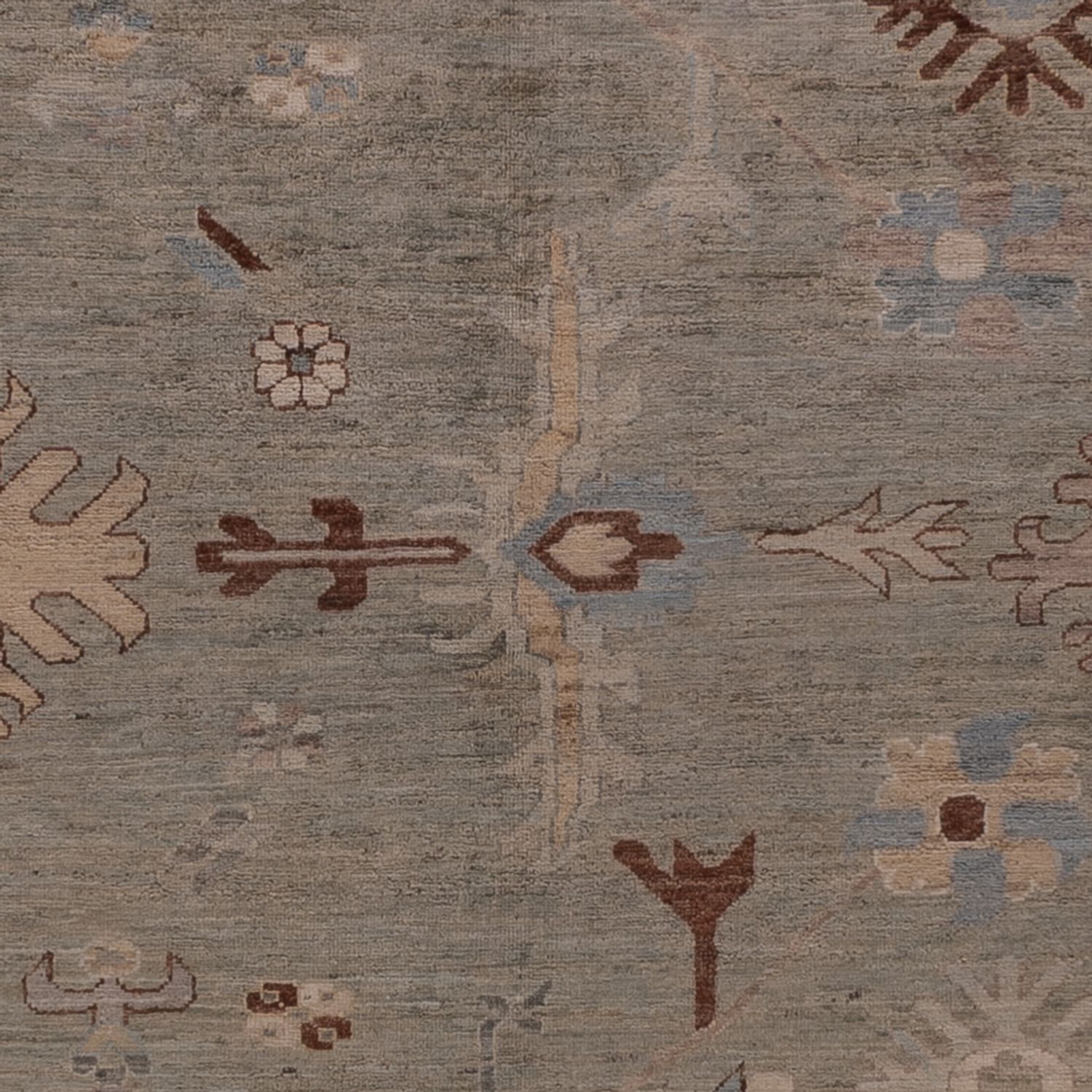 Ziegler Teppich - Usak - 300 x 247 cm - dunkelbeige