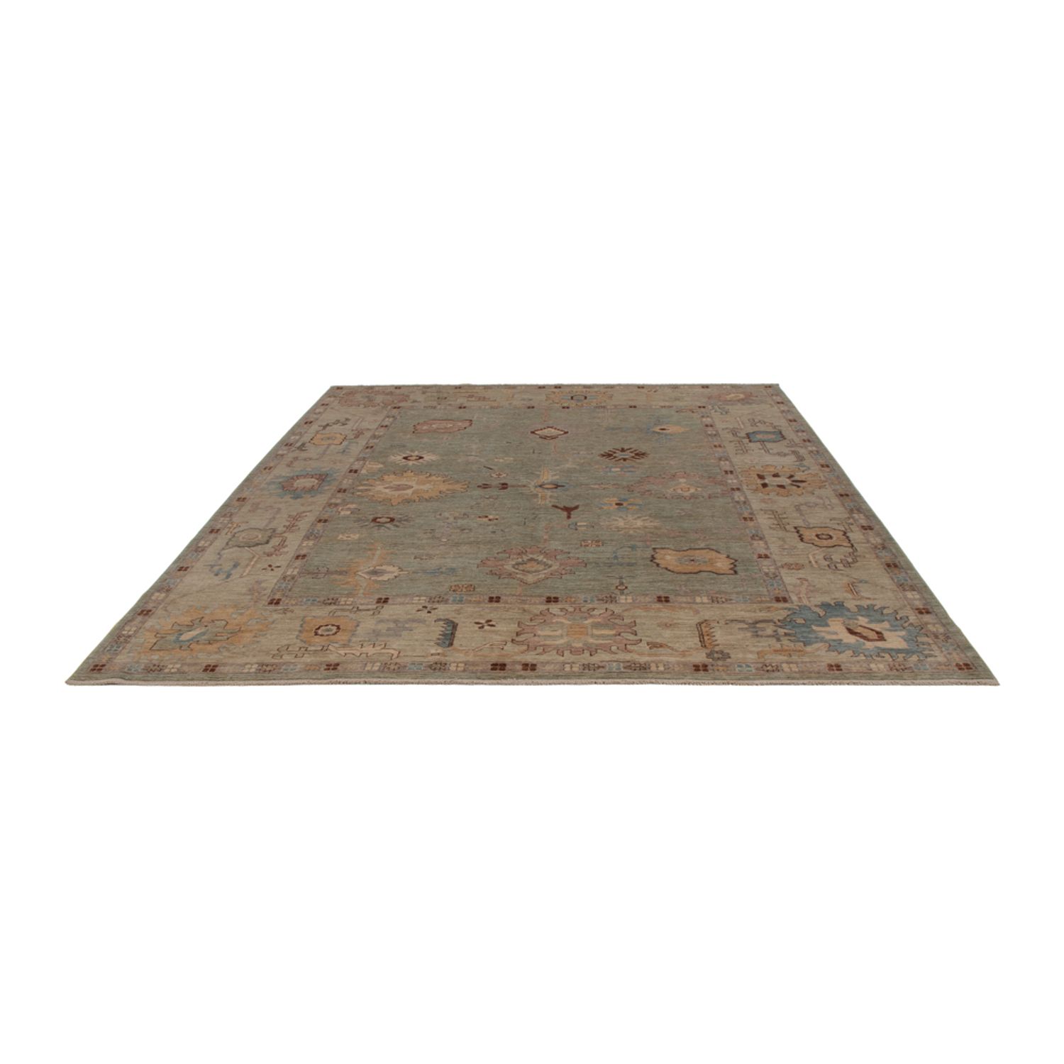 Ziegler Teppich - Usak - 300 x 247 cm - dunkelbeige