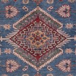 Ziegler Teppich - Kazak - 284 x 203 cm - blau