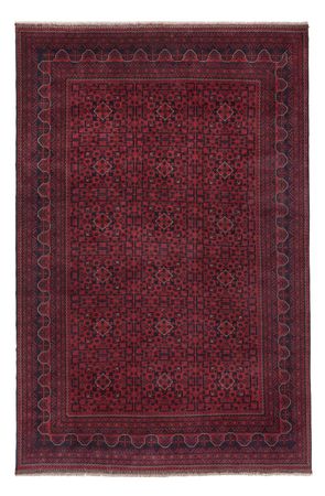 Afghan Teppich - Kunduz - 309 x 203 cm - dunkelrot