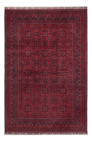 Afghan Teppich - Kunduz - 290 x 198 cm - dunkelrot