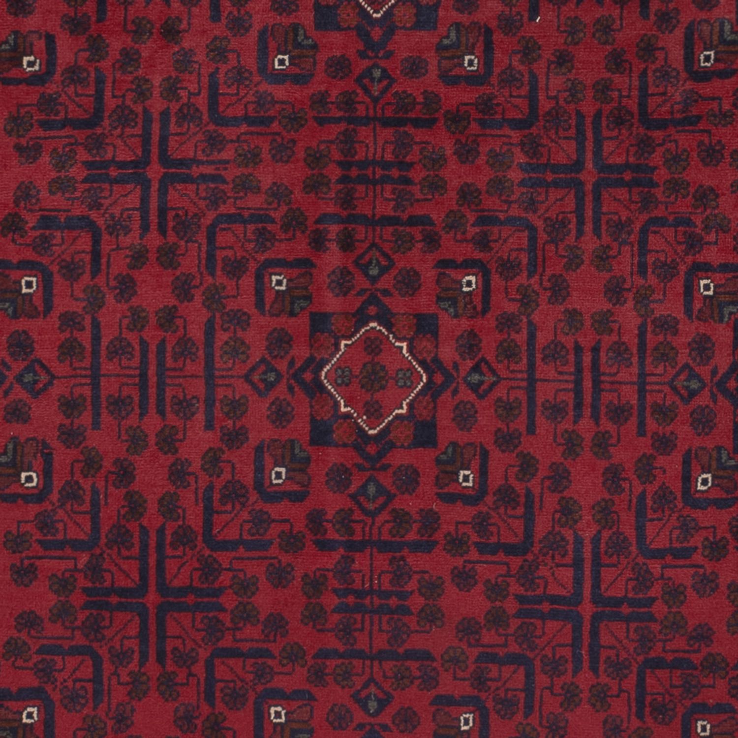 Afghan Teppich - Kunduz - 288 x 204 cm - dunkelrot