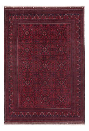Afghan Teppich - Kunduz - 288 x 204 cm - dunkelrot
