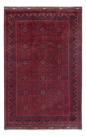Afghan Teppich - Kunduz - 296 x 197 cm - dunkelrot