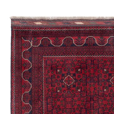 Afghan Teppich - Kunduz - 296 x 197 cm - dunkelrot