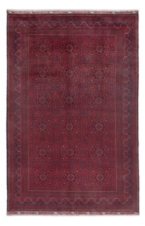 Afghan Teppich - Kunduz - 299 x 197 cm - dunkelrot