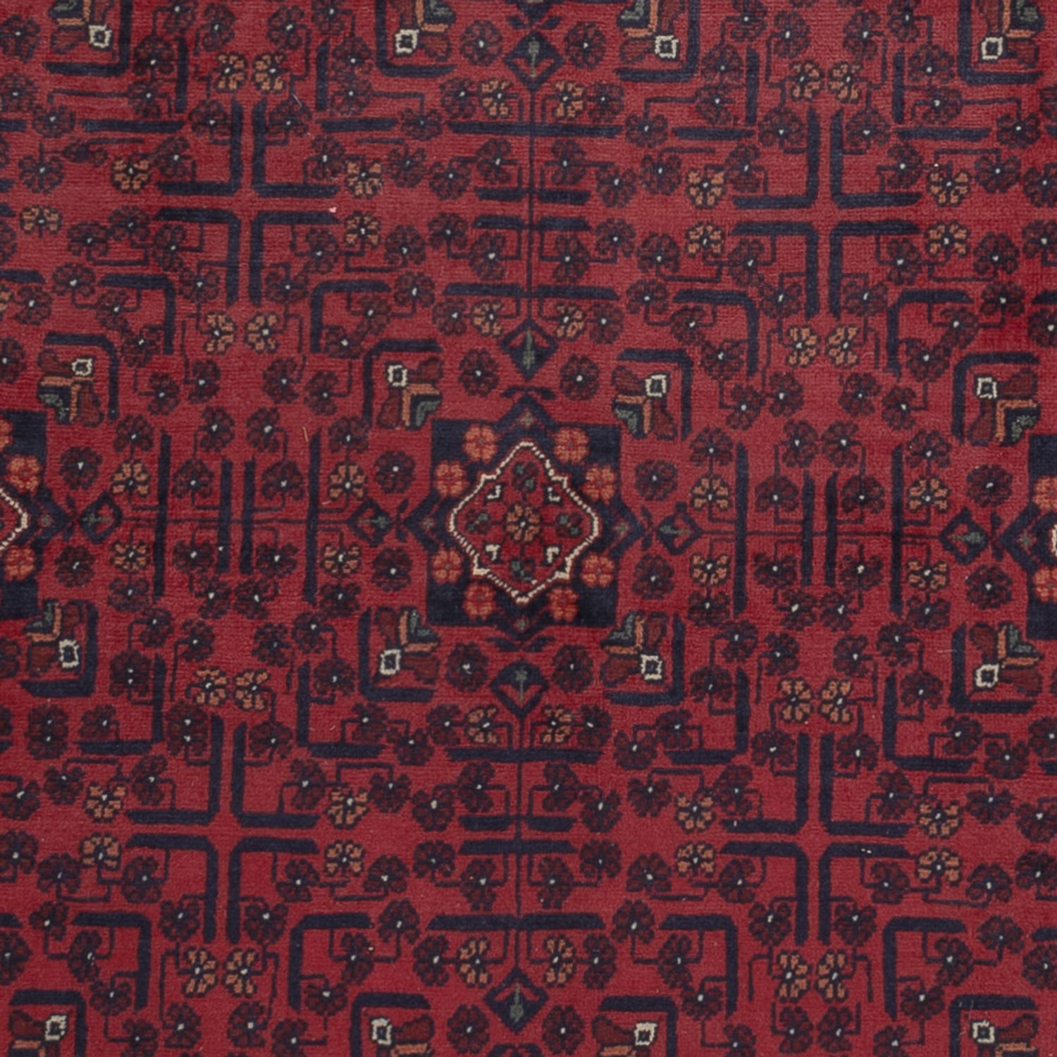 Afghan Teppich - Kunduz - 290 x 199 cm - dunkelrot
