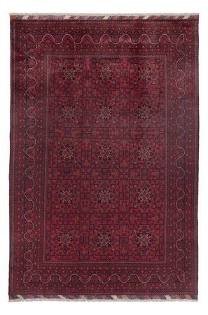 Afghan Teppich - Kunduz - 290 x 199 cm - dunkelrot