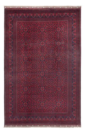Afghan Teppich - Kunduz - 301 x 200 cm - dunkelrot