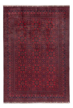 Afghan Teppich - Kunduz - 289 x 199 cm - dunkelrot