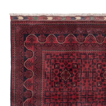 Afghan Teppich - Kunduz - 285 x 197 cm - dunkelrot