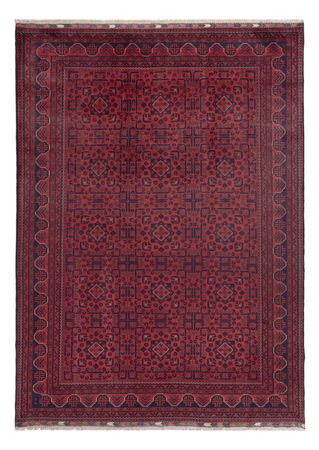 Afghan Teppich - Kunduz - 282 x 201 cm - dunkelrot