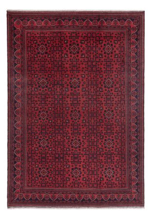 Afghan Teppich - Kunduz - 292 x 203 cm - dunkelrot