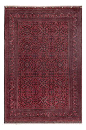 Afghan Teppich - Kunduz - 295 x 197 cm - dunkelrot