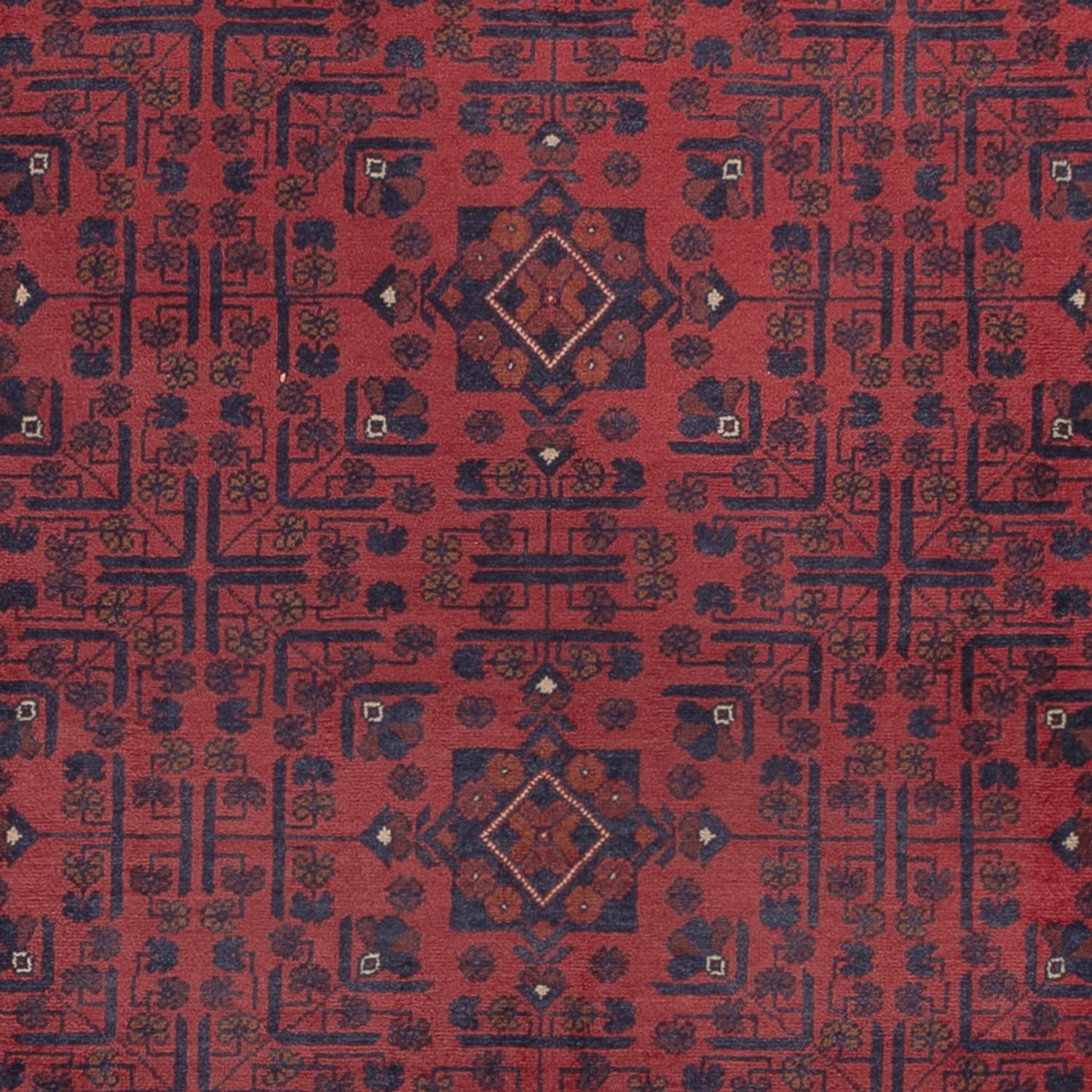 Afghan Teppich - Kunduz - 290 x 197 cm - hellrot