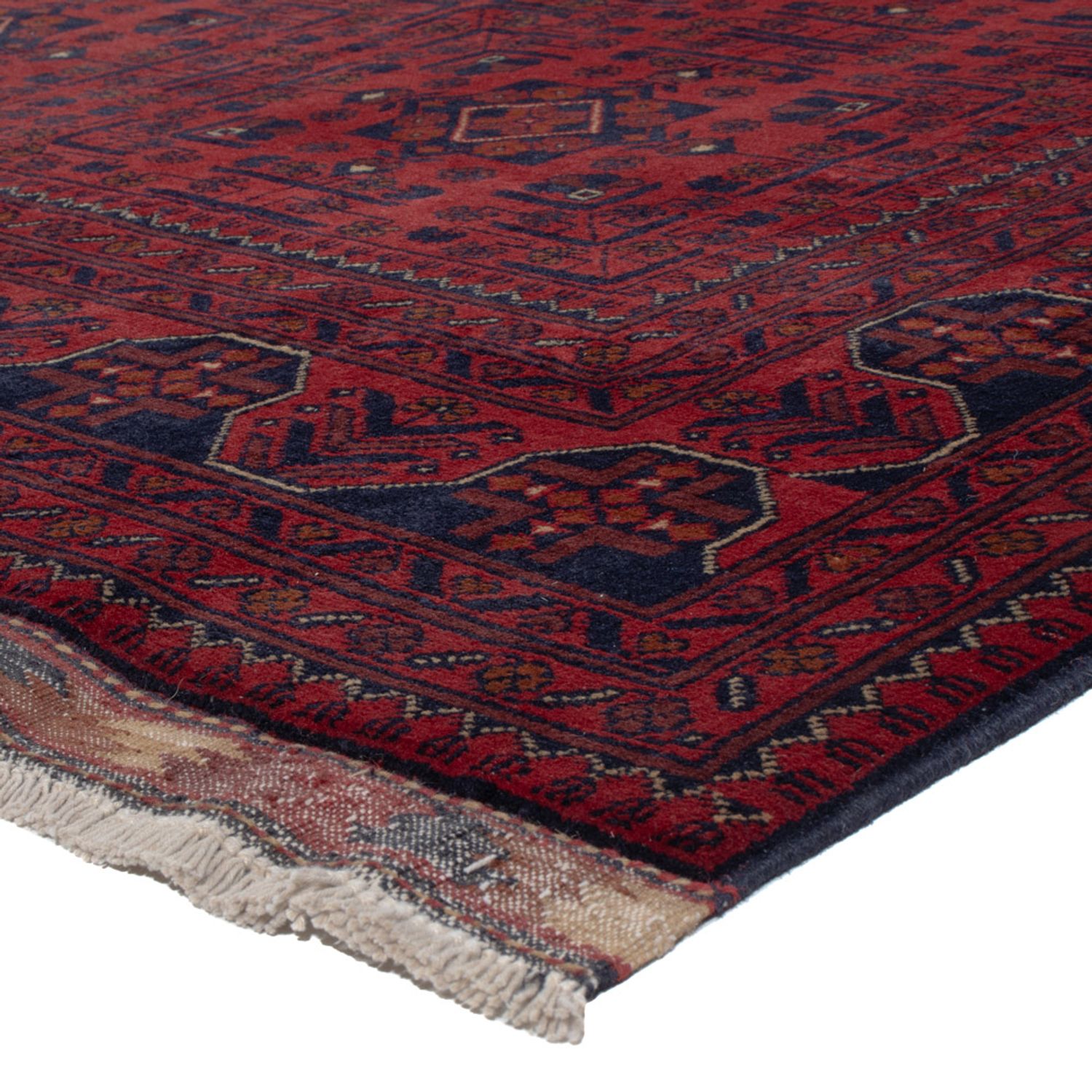Afghan Teppich - Kunduz - 290 x 197 cm - hellrot