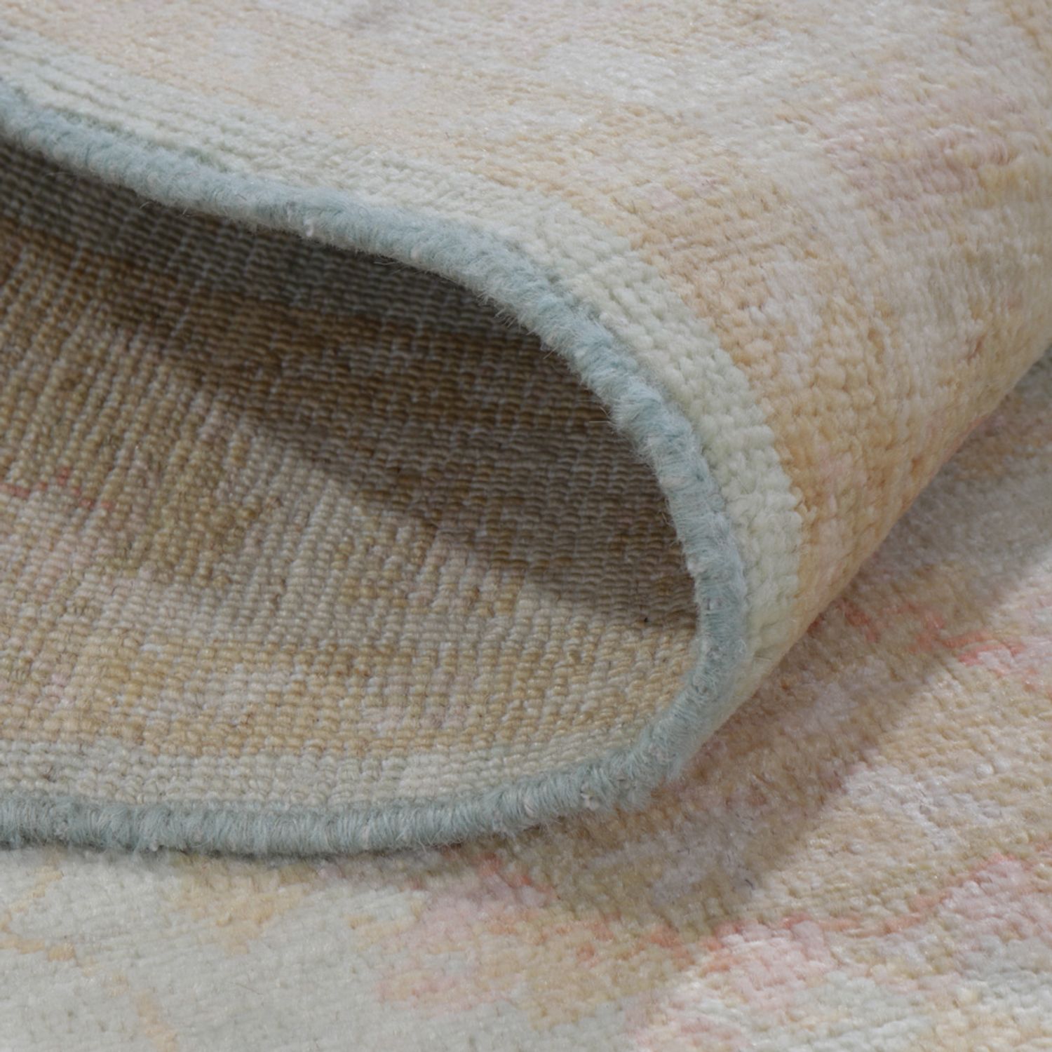 Läufer Ziegler - 255 x 83 cm - hellblau