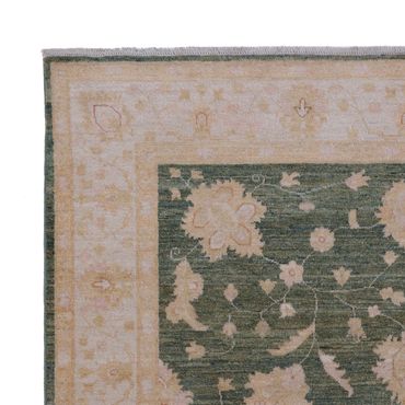Ziegler Teppich - 232 x 169 cm - grün