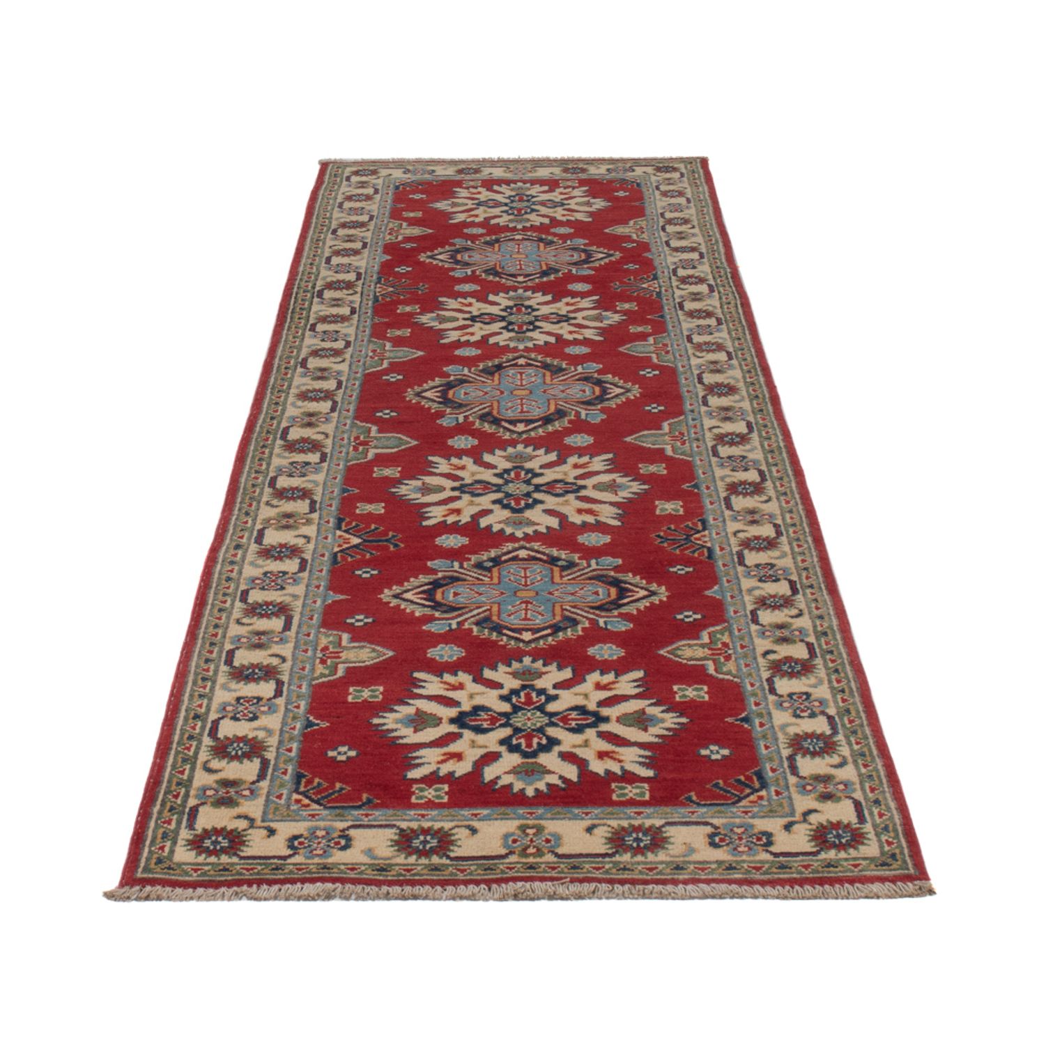 Runner Zieglerův koberec - Kazak - 284 x 80 cm - červená