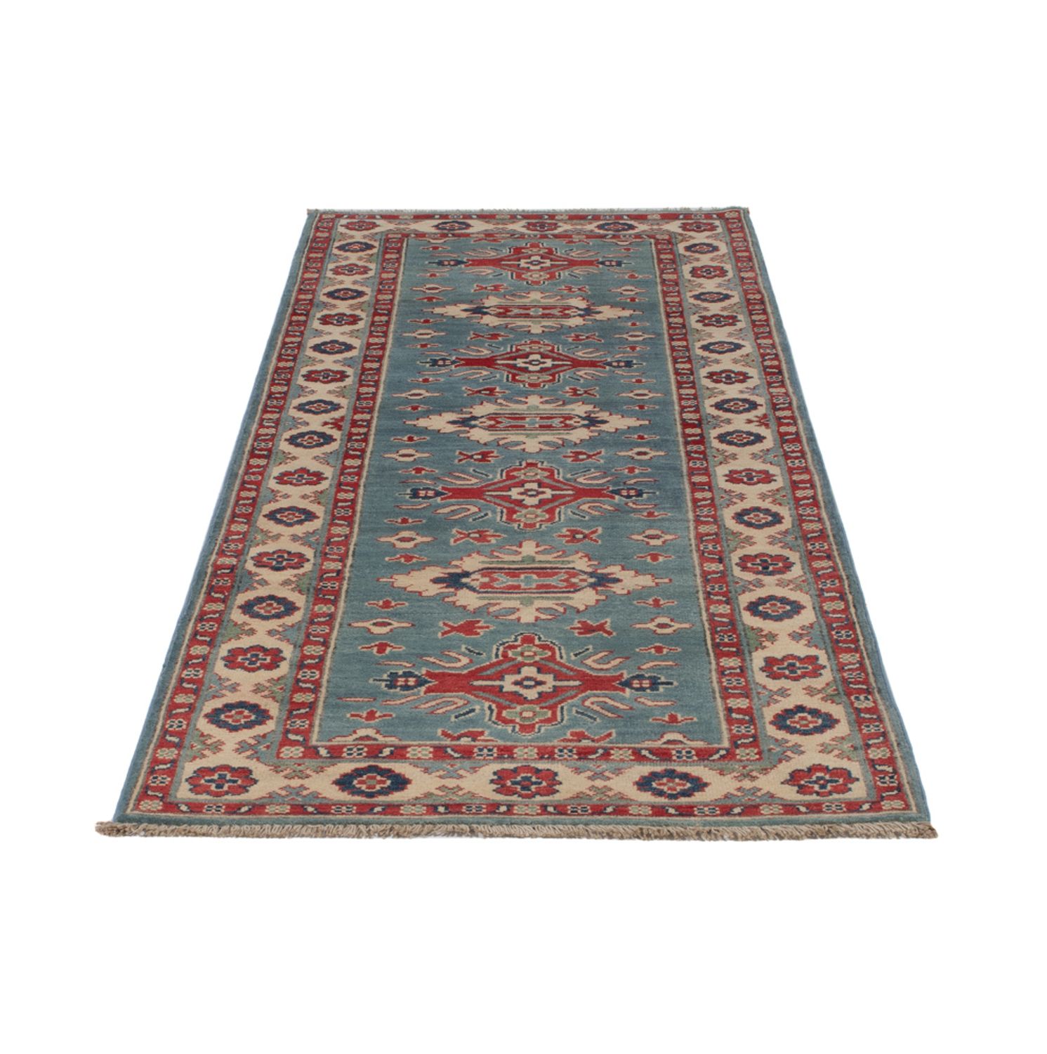 Runner Zieglerův koberec - Kazak - 245 x 83 cm - zelená